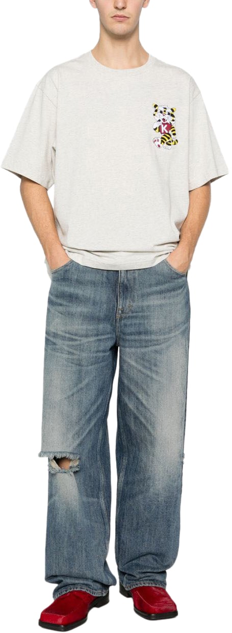 Kenzo T-Shirts And Polos Gris Clair Grijs