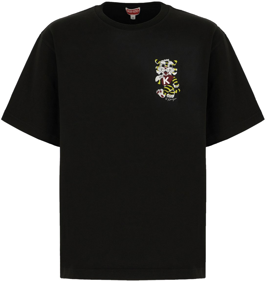 Kenzo Kenzo Black cotton t-shirt Zwart