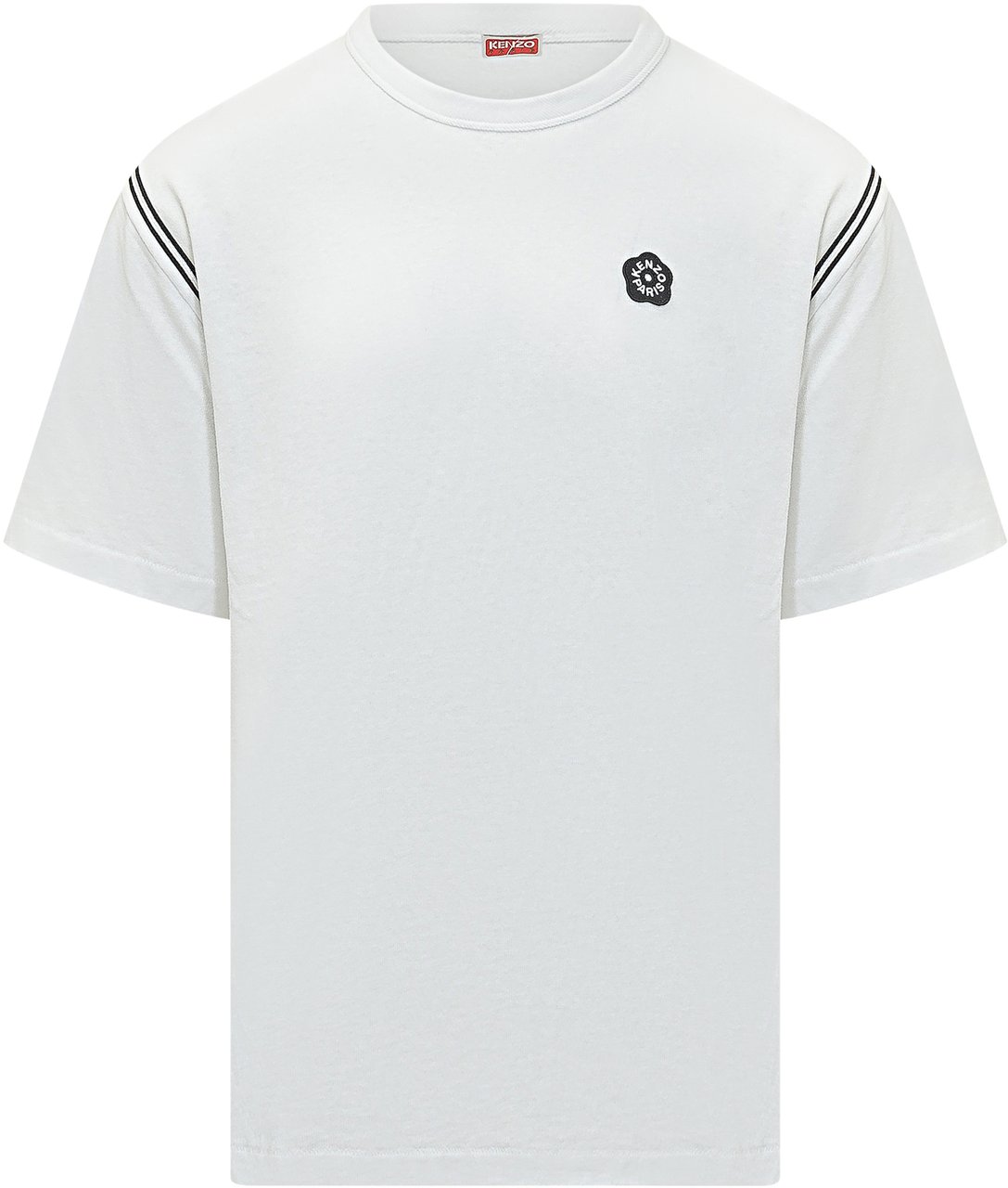 Kenzo T-shirt a Maniche Corte con Stampa Wit