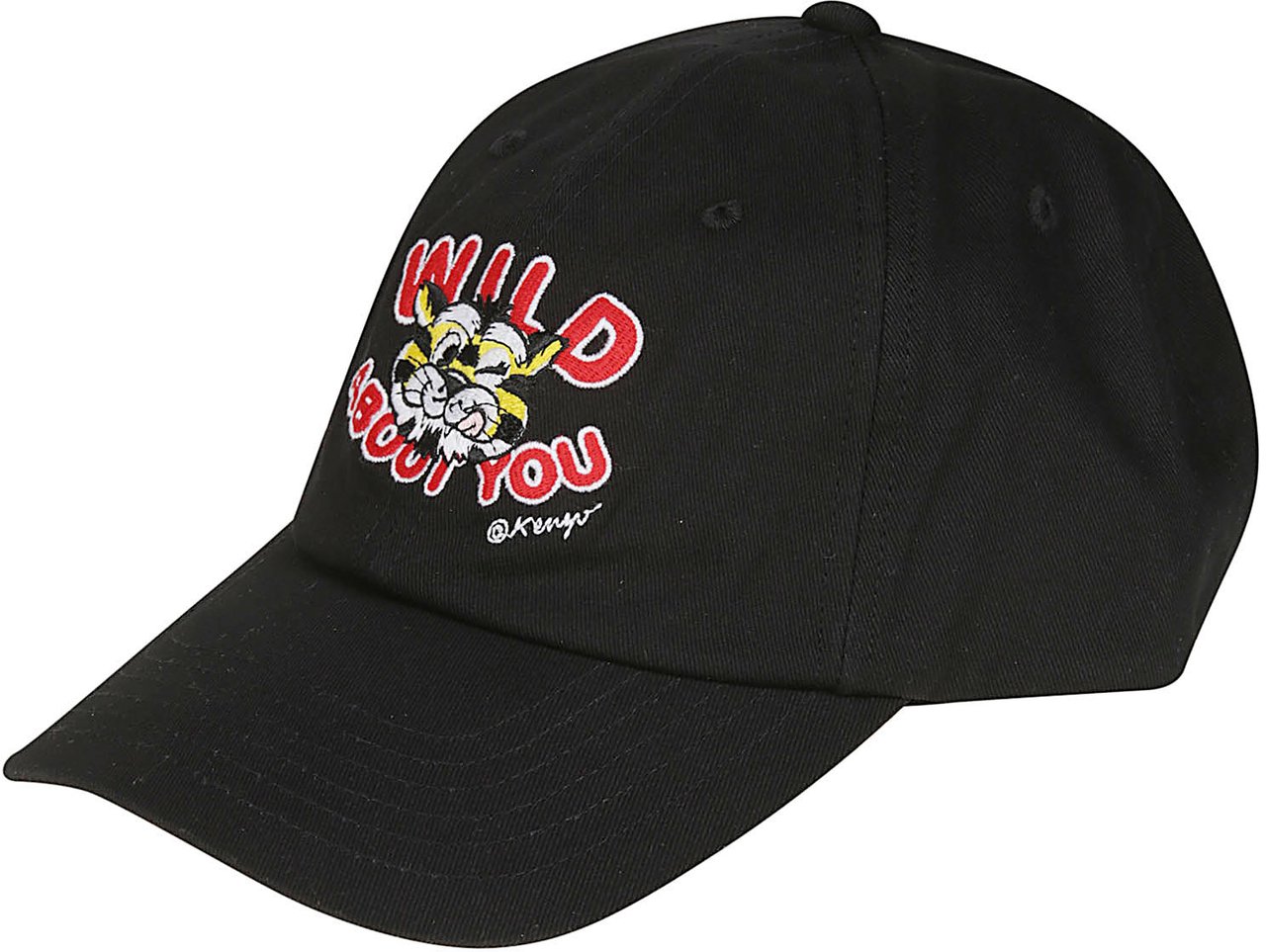 Kenzo Wild Tiger Baseball Cap Black Zwart