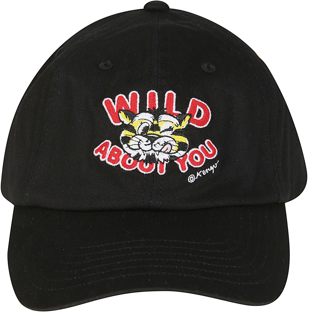 Kenzo Wild Tiger Baseball Cap Black Zwart