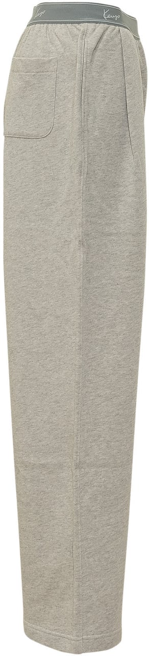Kenzo Pantaloni a Gamba Ampia con Vita Elasticizzata Taupe