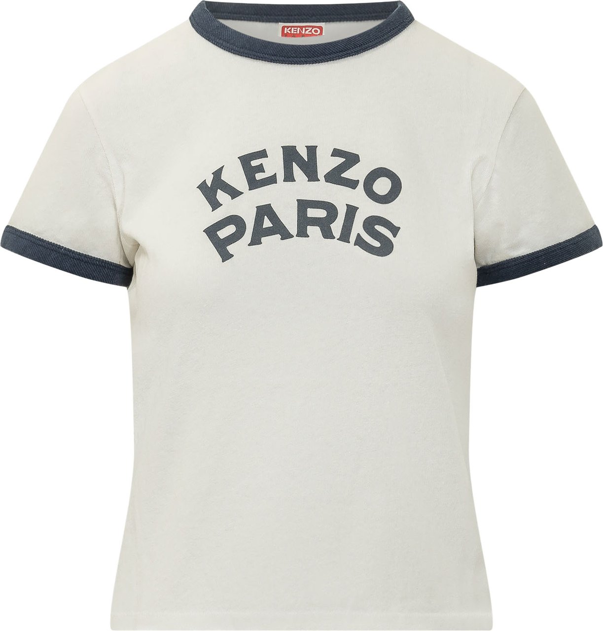 Kenzo T-shirt con Stampa Lettering Logo Wit