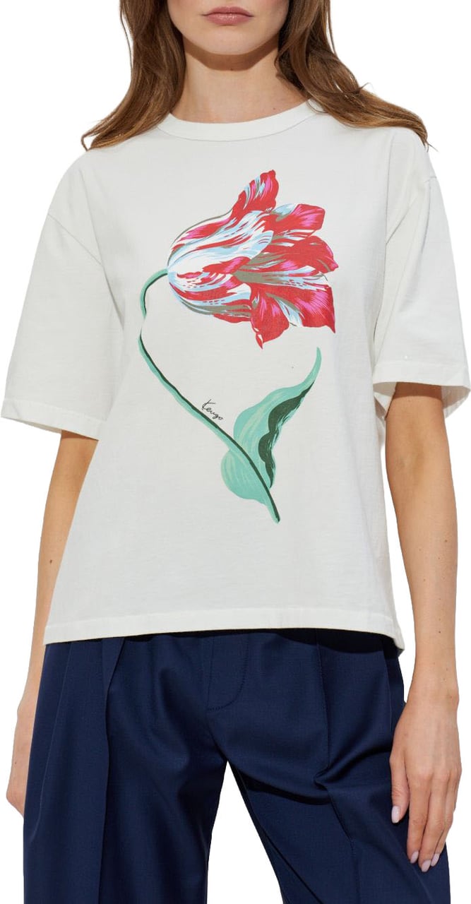 Kenzo Top Off White Wit