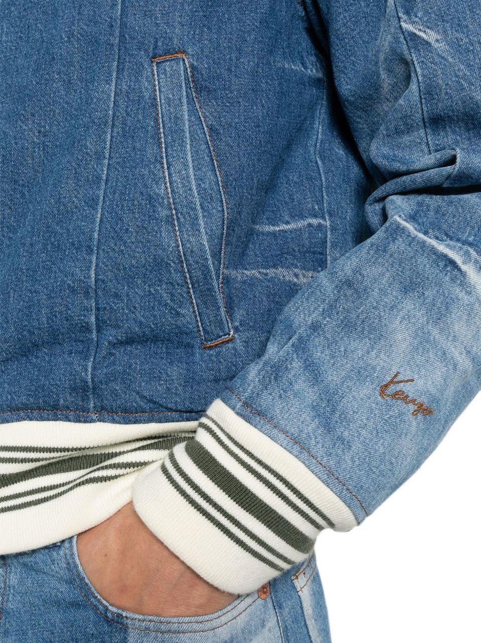 Kenzo Jackets Stone Blauw