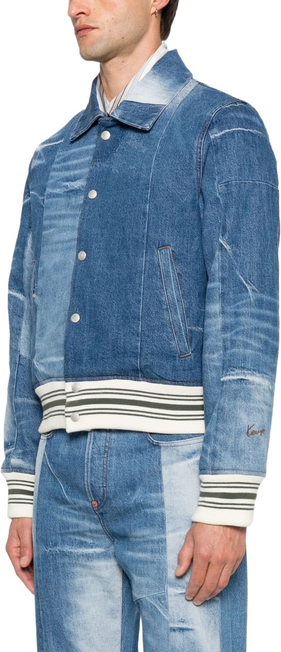 Kenzo Jackets Stone Blauw