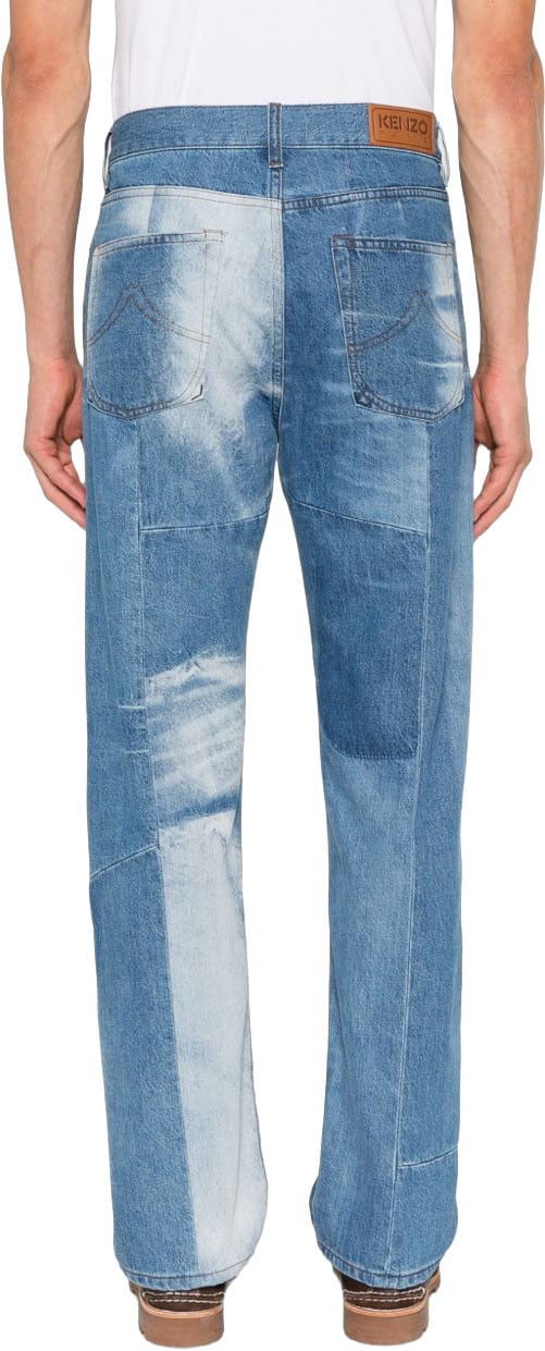 Kenzo Trousers Stone Blauw