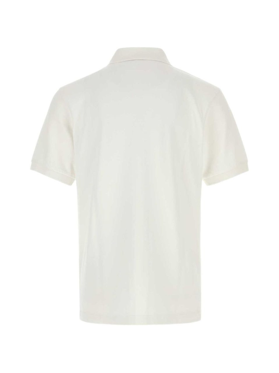 Kenzo White Minimalist Short-Sleeved Polo Shirt Wit