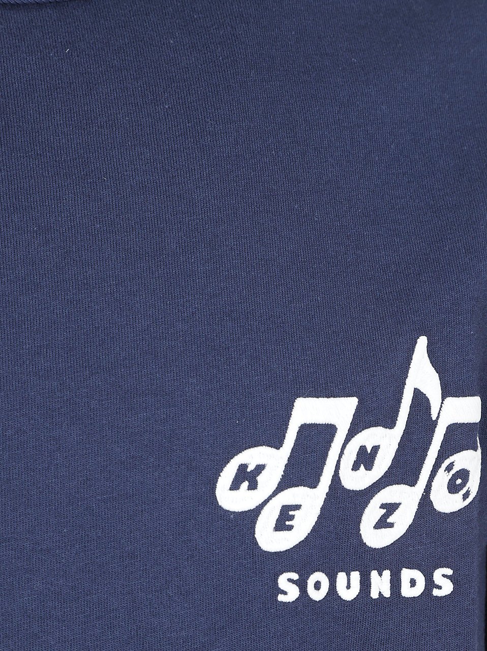 Kenzo Minimalistic Crew Neck T-Shirt with Graphic Detail Blauw
