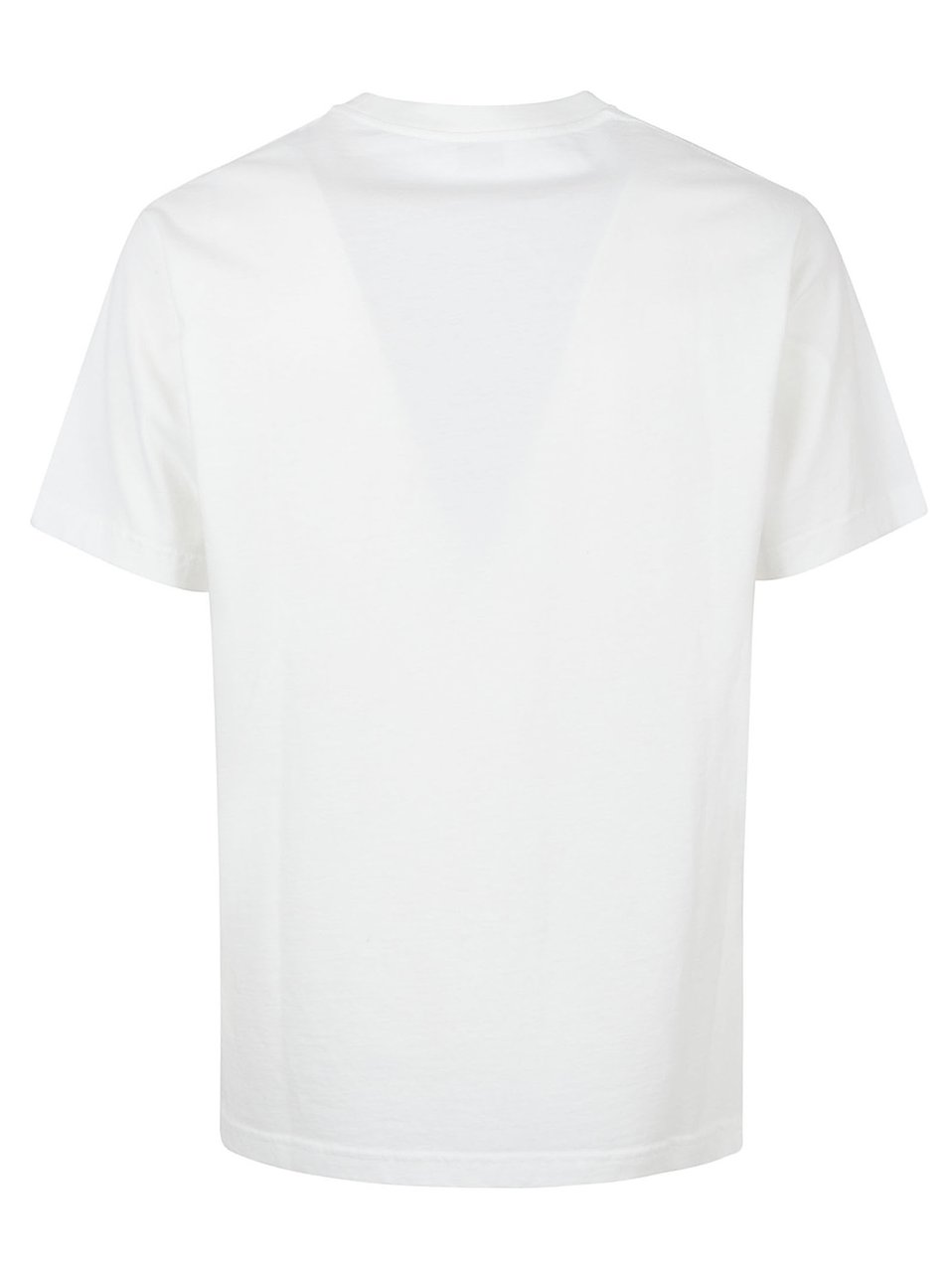 Kenzo Relaxed-Fit White Cotton T-Shirt with Embroidered Design Grijs