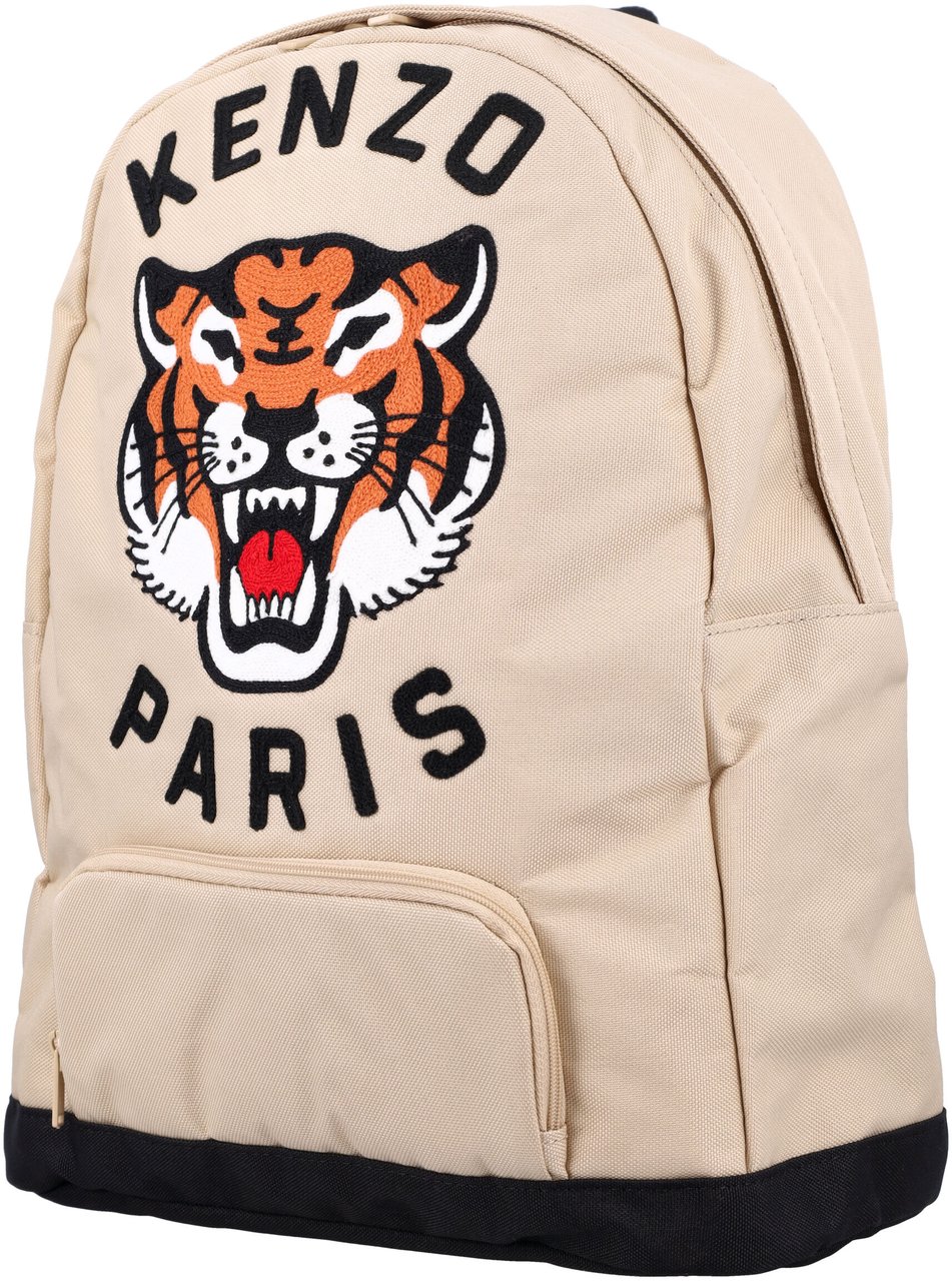 Kenzo Backpack Tiger Sabbia Beige