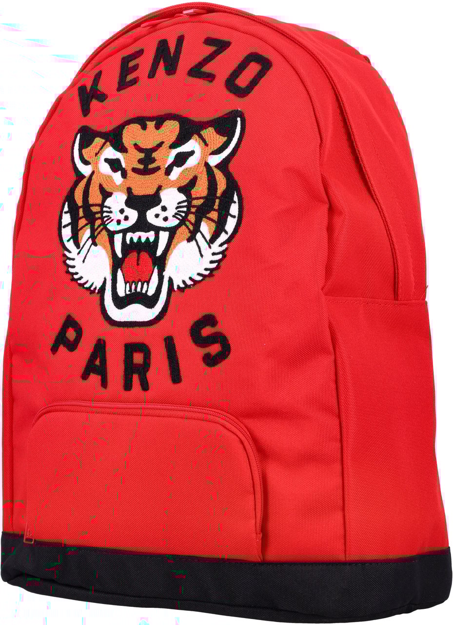 Kenzo Backpack Tiger Rosso Rood