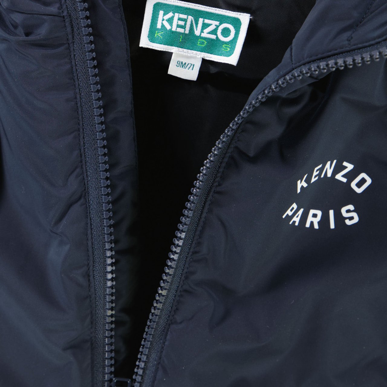 Kenzo Kenzo kids Baby Jongens Winterjas In Navy Blauw