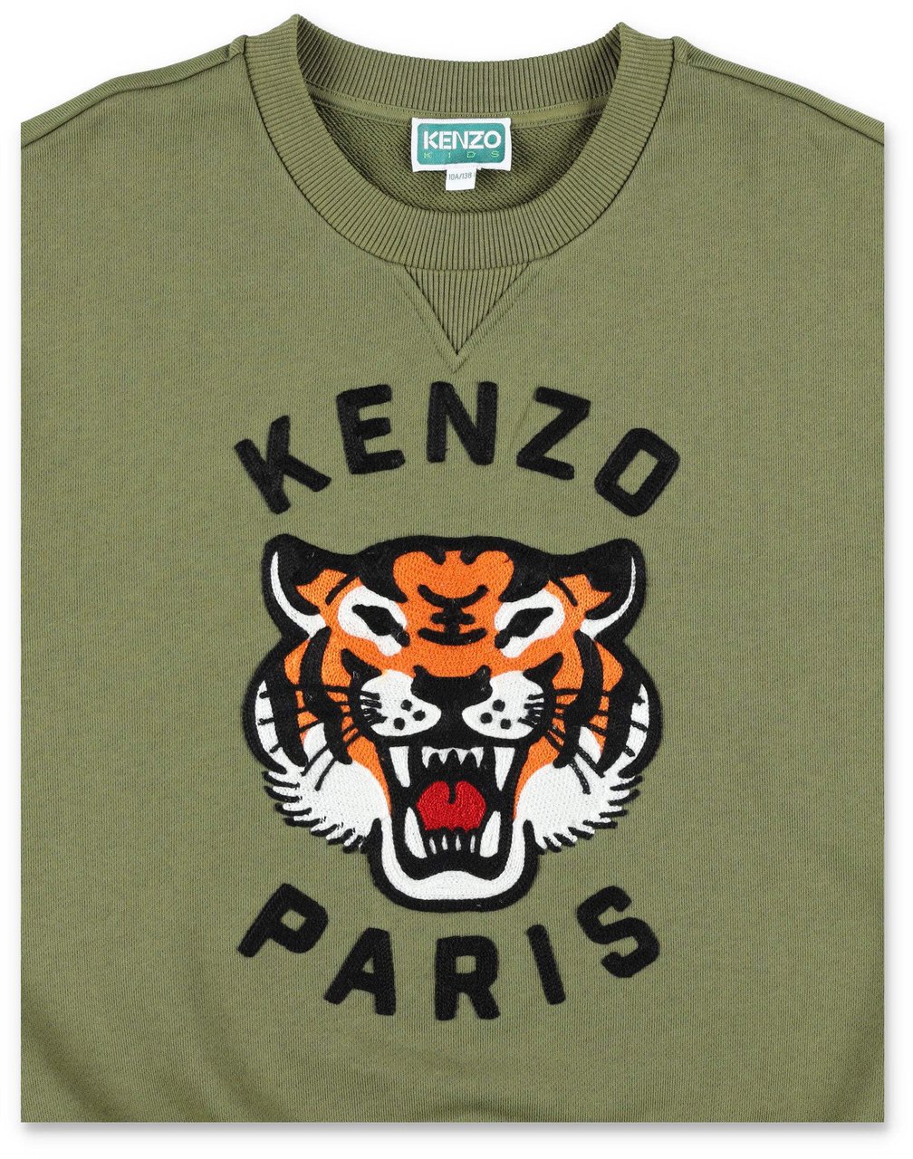 Kenzo Fleece Tiger Verde Donkergroen