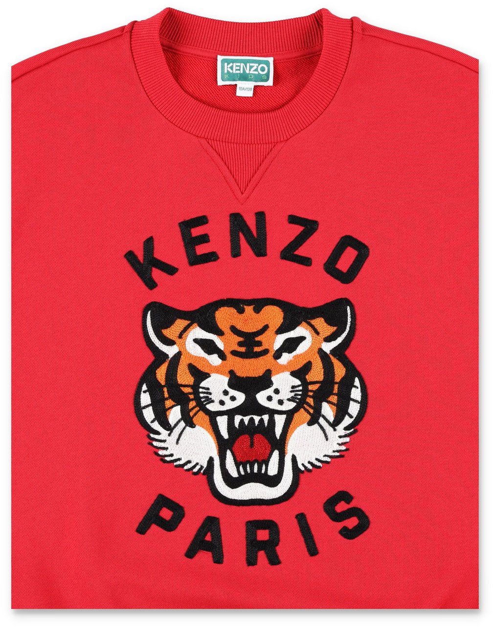 Kenzo Fleece Tiger Rosso Rood