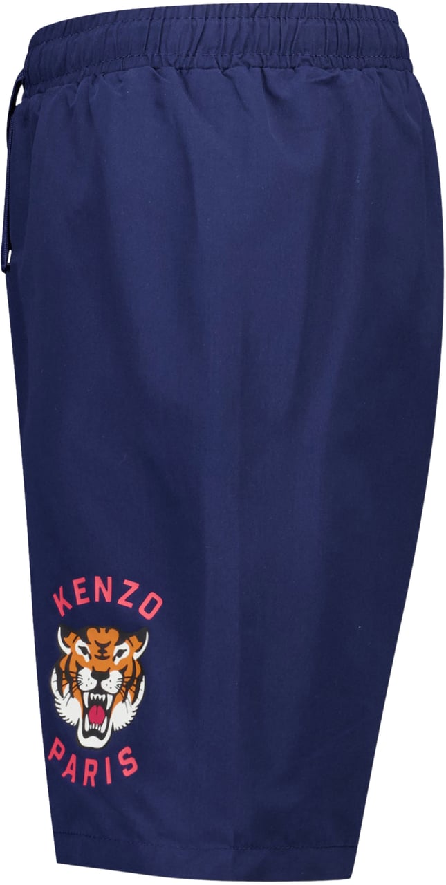 Kenzo Kenzo Kids Kinder Jongens Zwemkleding In Navy Blauw