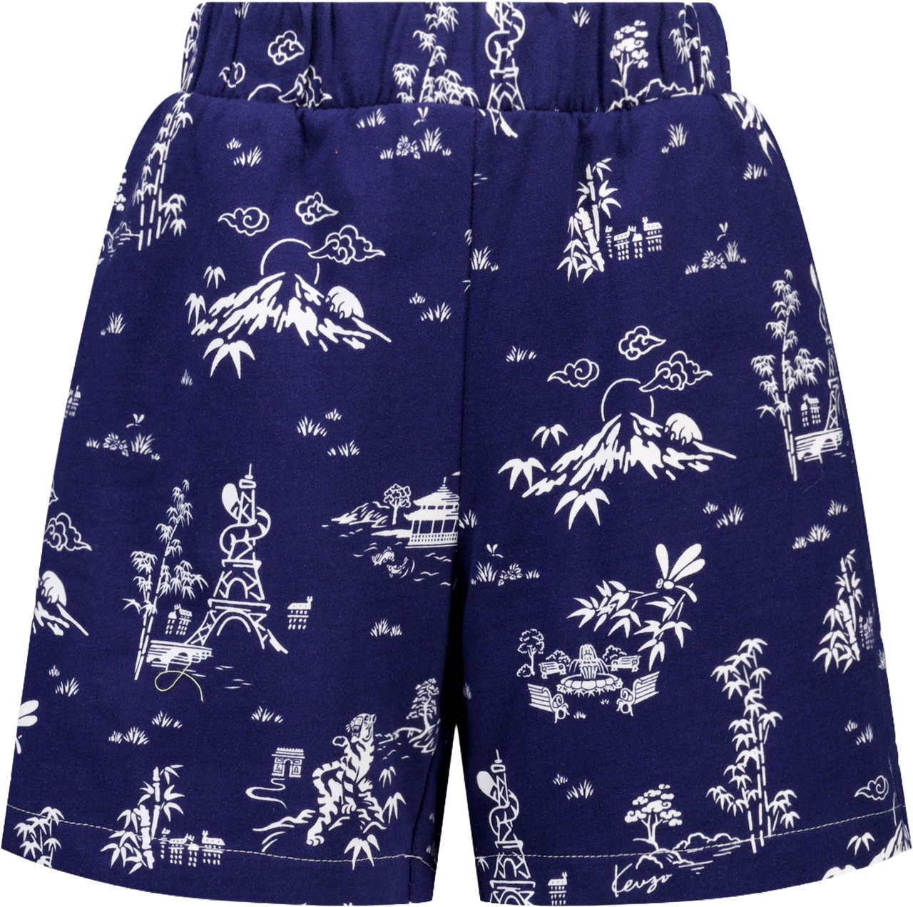 Kenzo Kenzo Kids Kinder Jongens Shorts In Navy Blauw