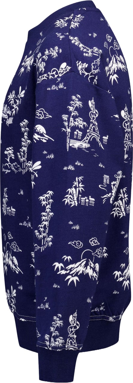 Kenzo Kenzo Kids Kinder Jongens Trui In Navy Blauw