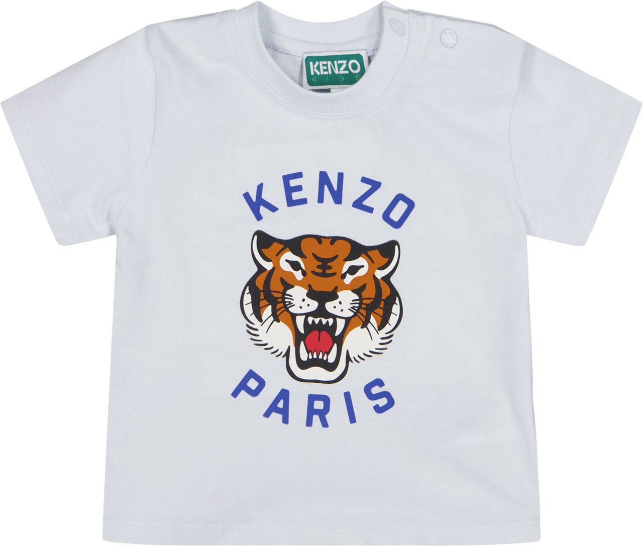 Kenzo Kids Baby Jongens T-Shirt In Licht Blauw Blauw