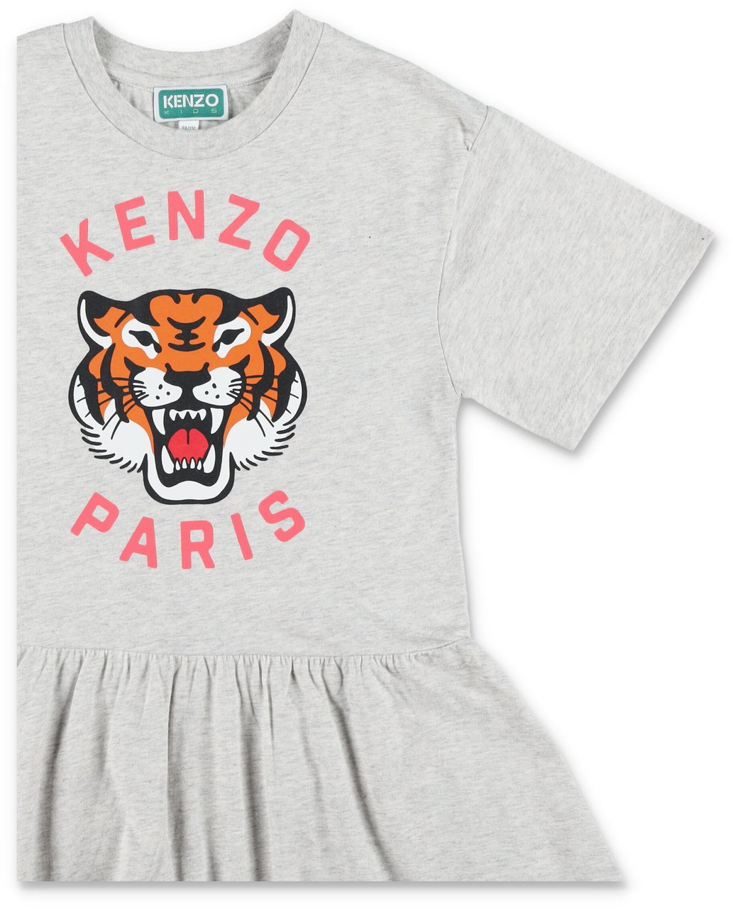 Kenzo Dress Tee Tiger Grigio Lichtgrijs