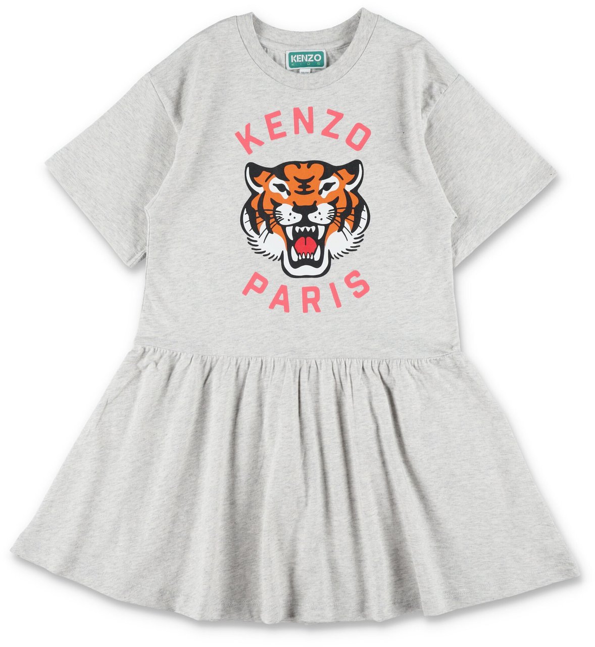 Kenzo Dress Tee Tiger Grigio Lichtgrijs