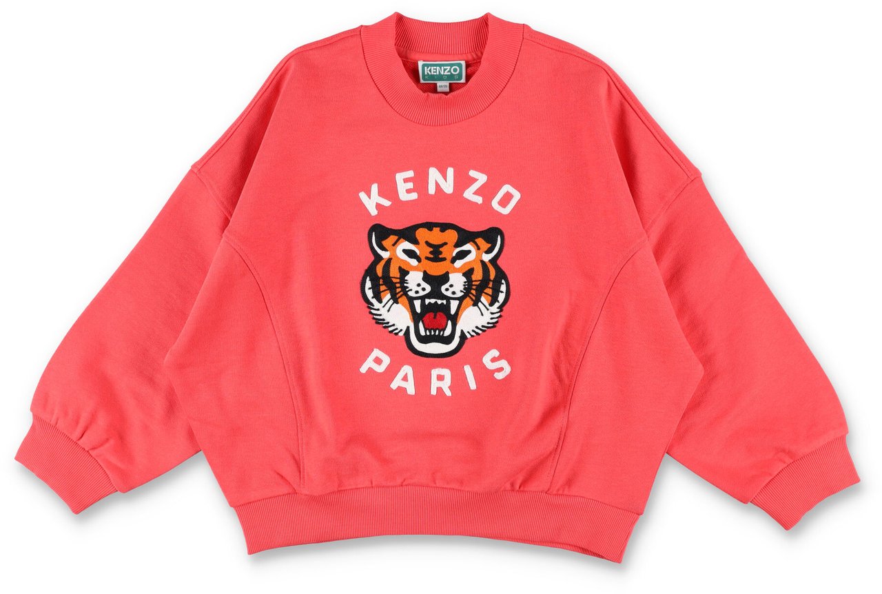 Kenzo Fleece Tiger Rosso Rood