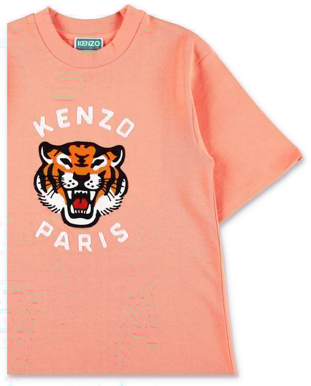 Kenzo Max Fleece Dress Tiger Arancio Oranje