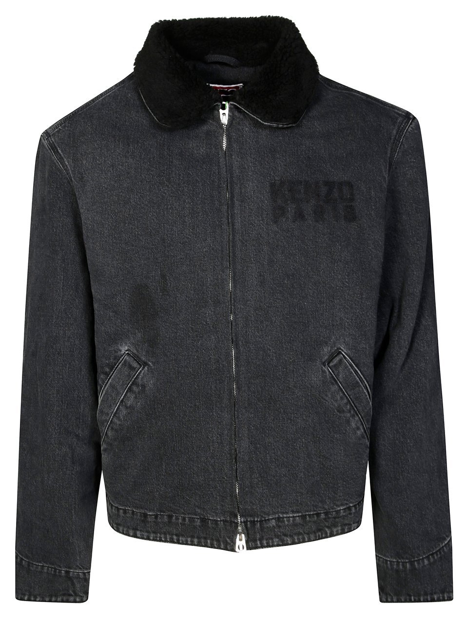 Kenzo Dark Wash Denim Jacket Zwart