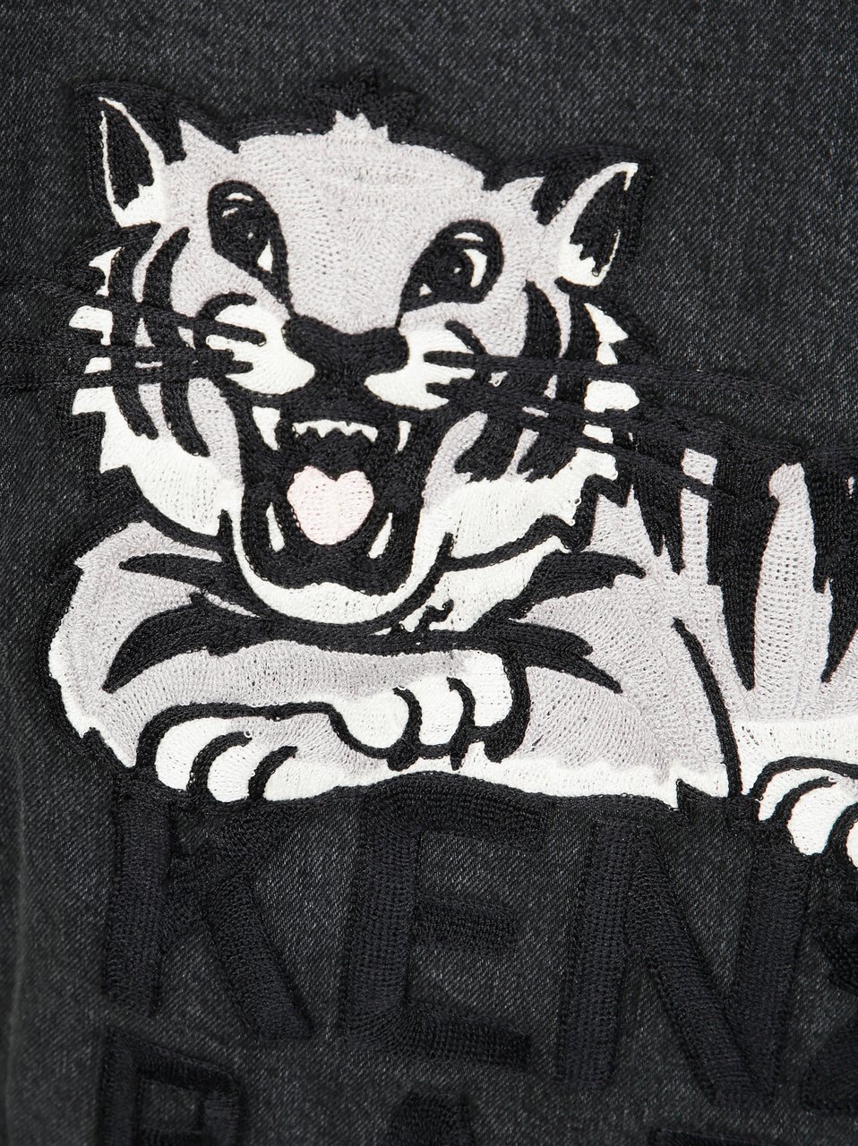 Kenzo Dark Wash Denim Jacket Zwart