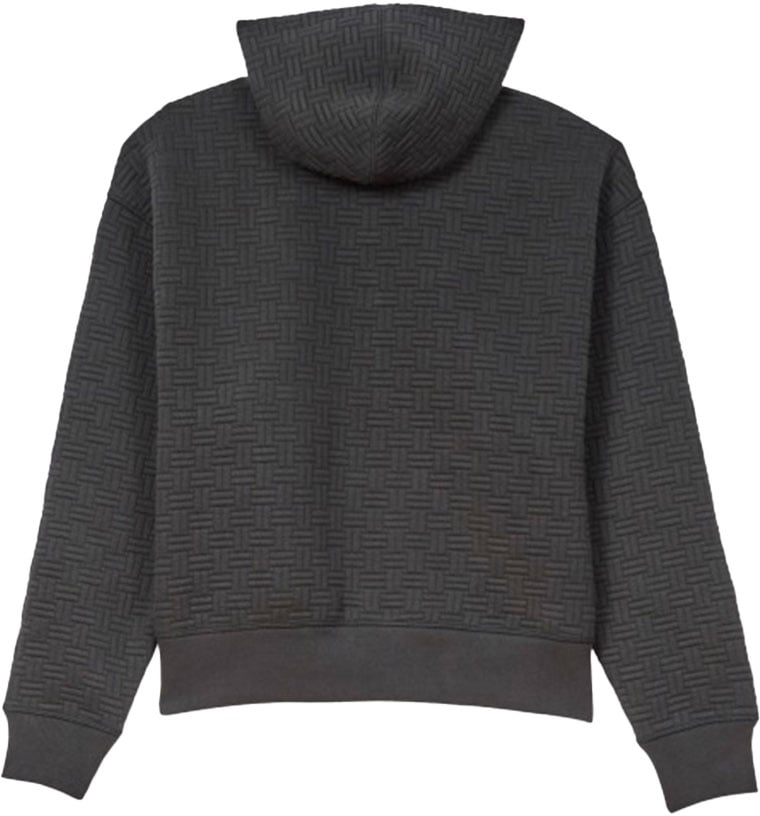 Kenzo sweat a capuche boxy entierement zippe brode Zwart