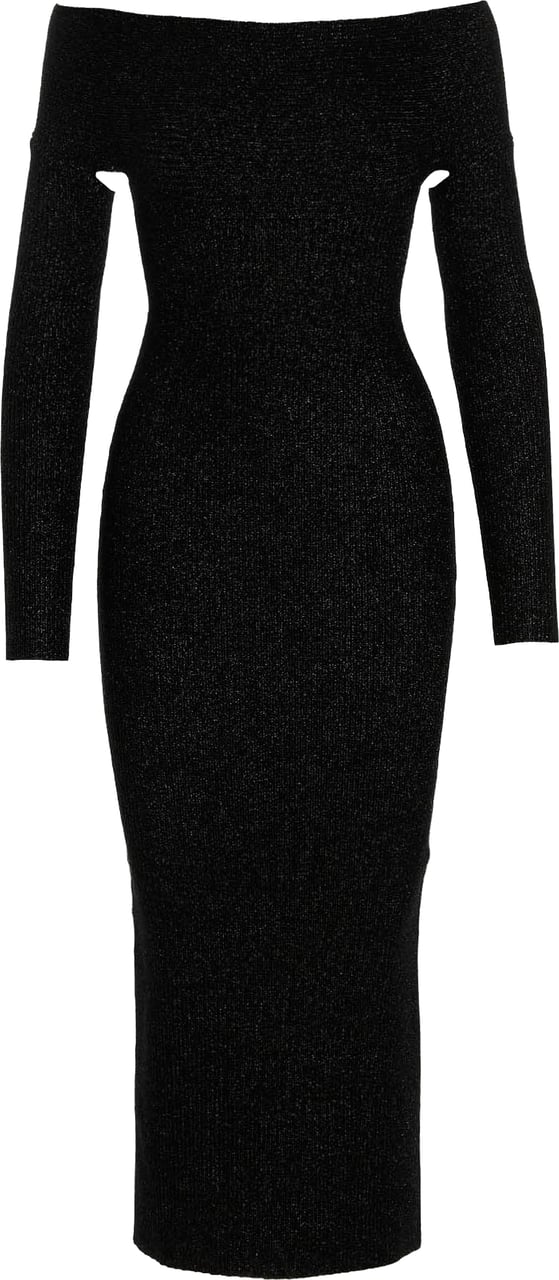 Khaite Gray Virgin Wool Midi Skirt Grijs