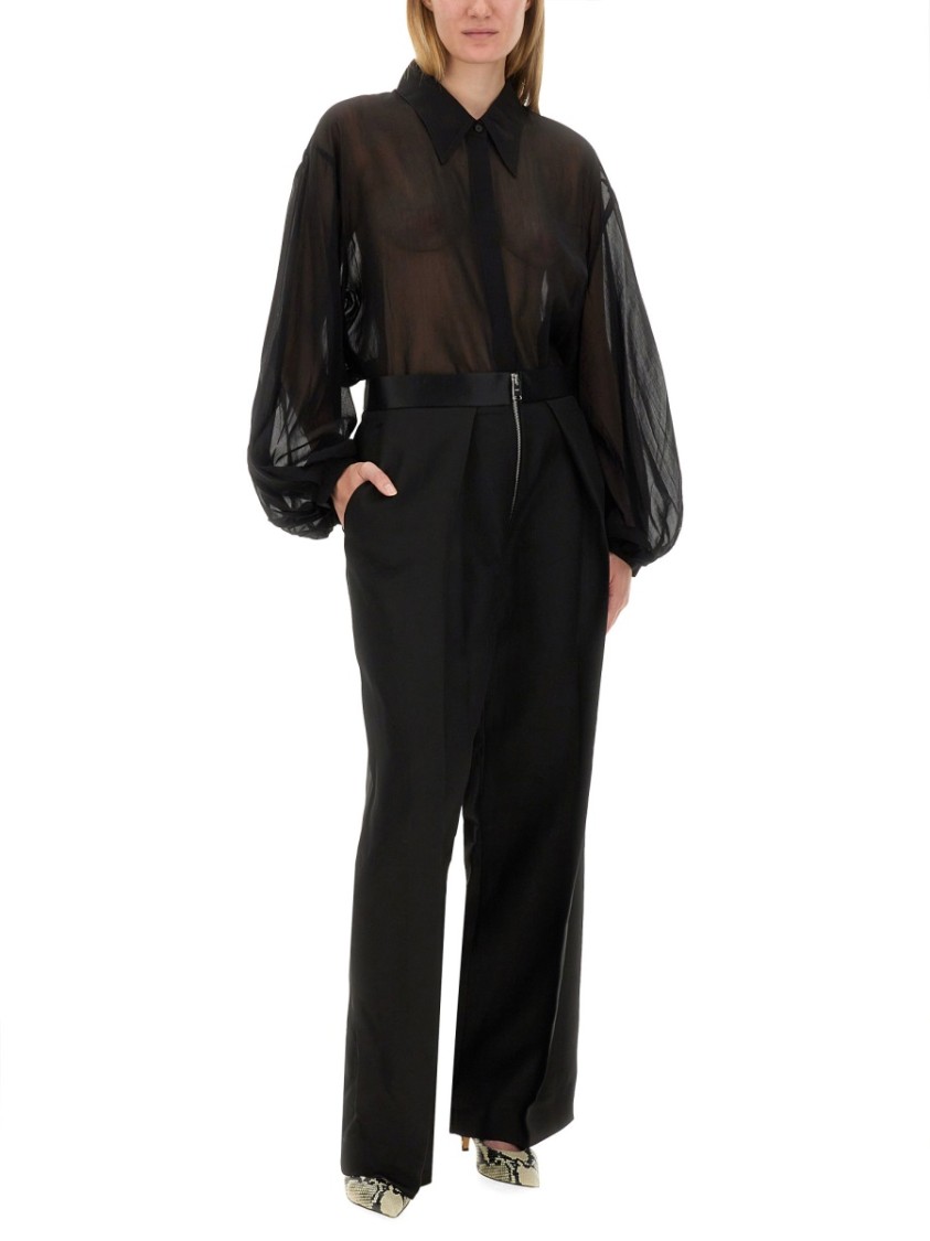 Khaite Pants The Marine Zwart