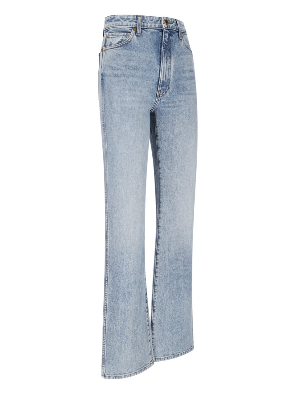 Khaite Light Blue Danielle High Waist Jeans Blauw