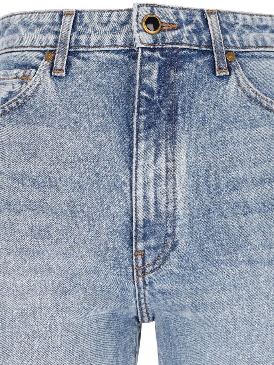 Khaite Light Blue Danielle High Waist Jeans Blauw