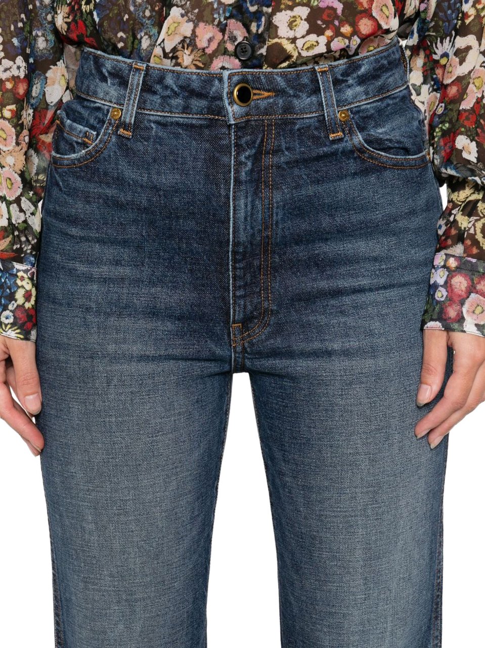 Khaite Jeans Blue Blauw