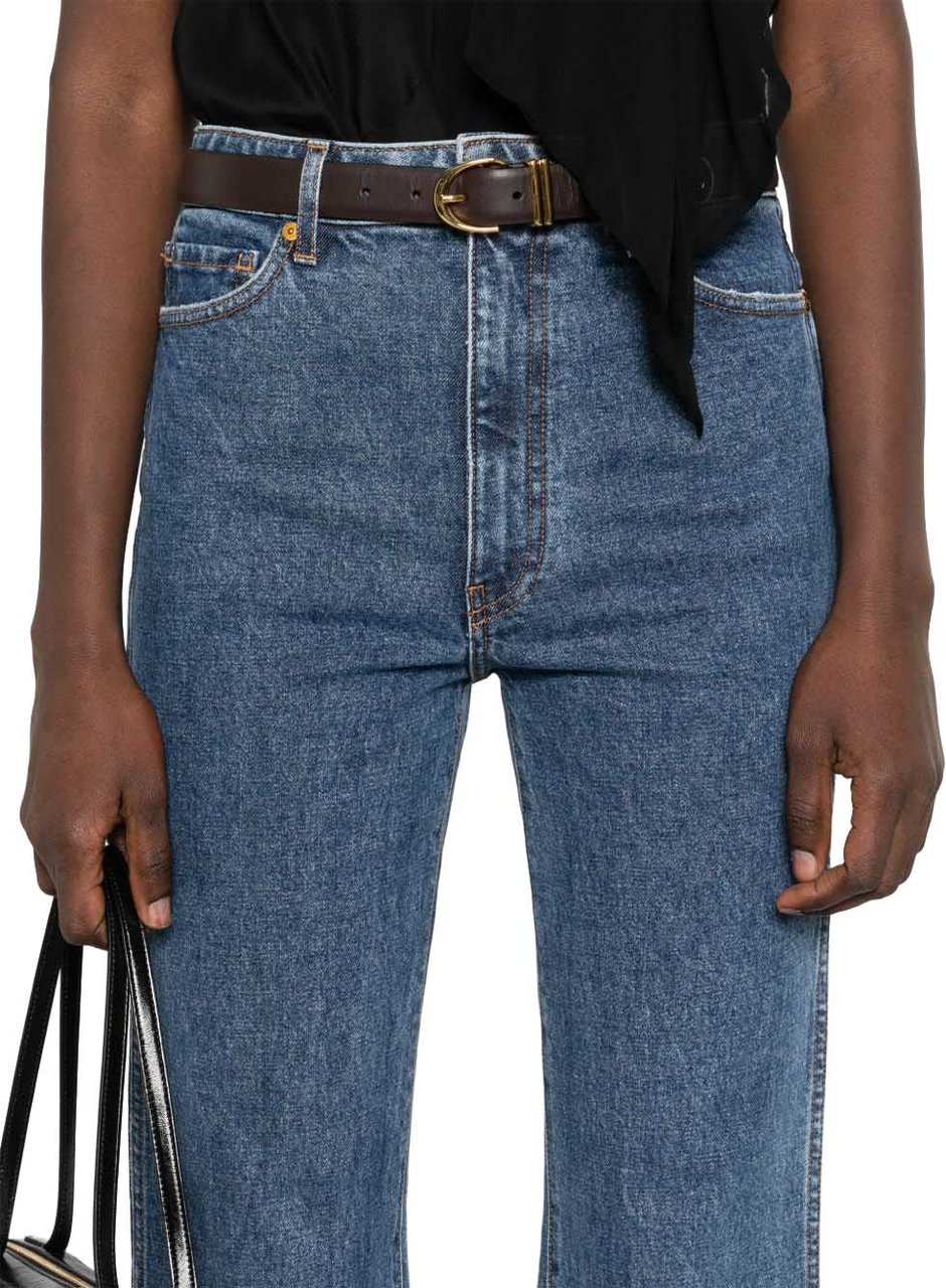 Khaite Jeans Navy Blauw