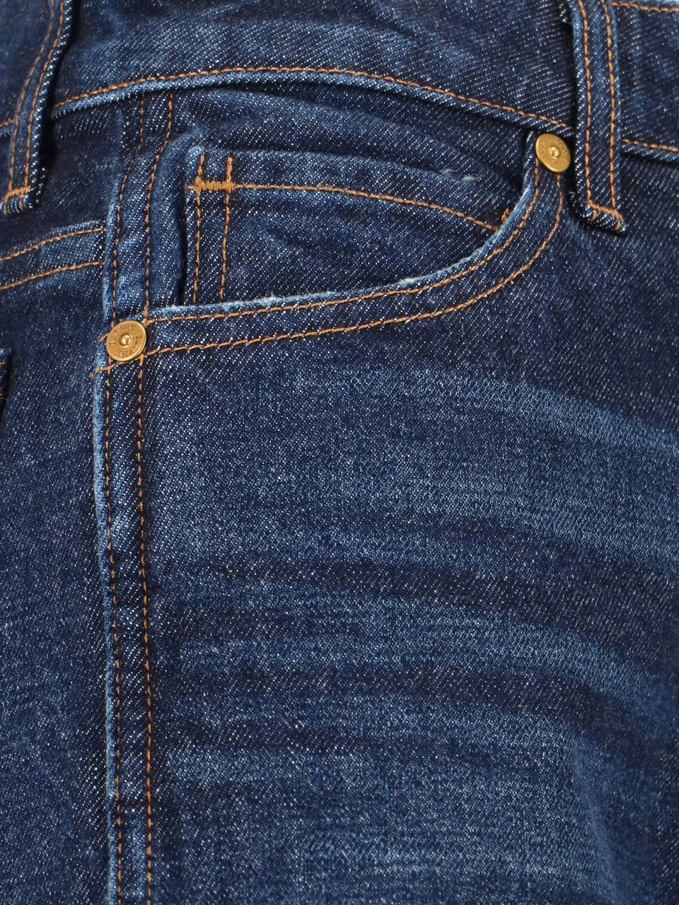 Khaite Blue High-Waisted Bootcut Denim Jeans Blauw