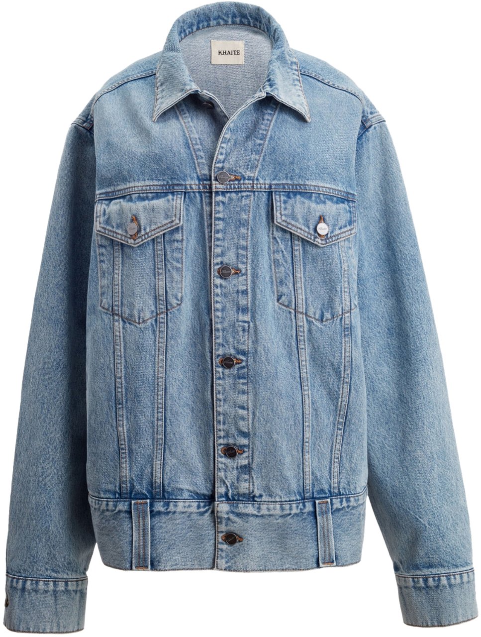 Khaite Coats Clear Blue Blauw