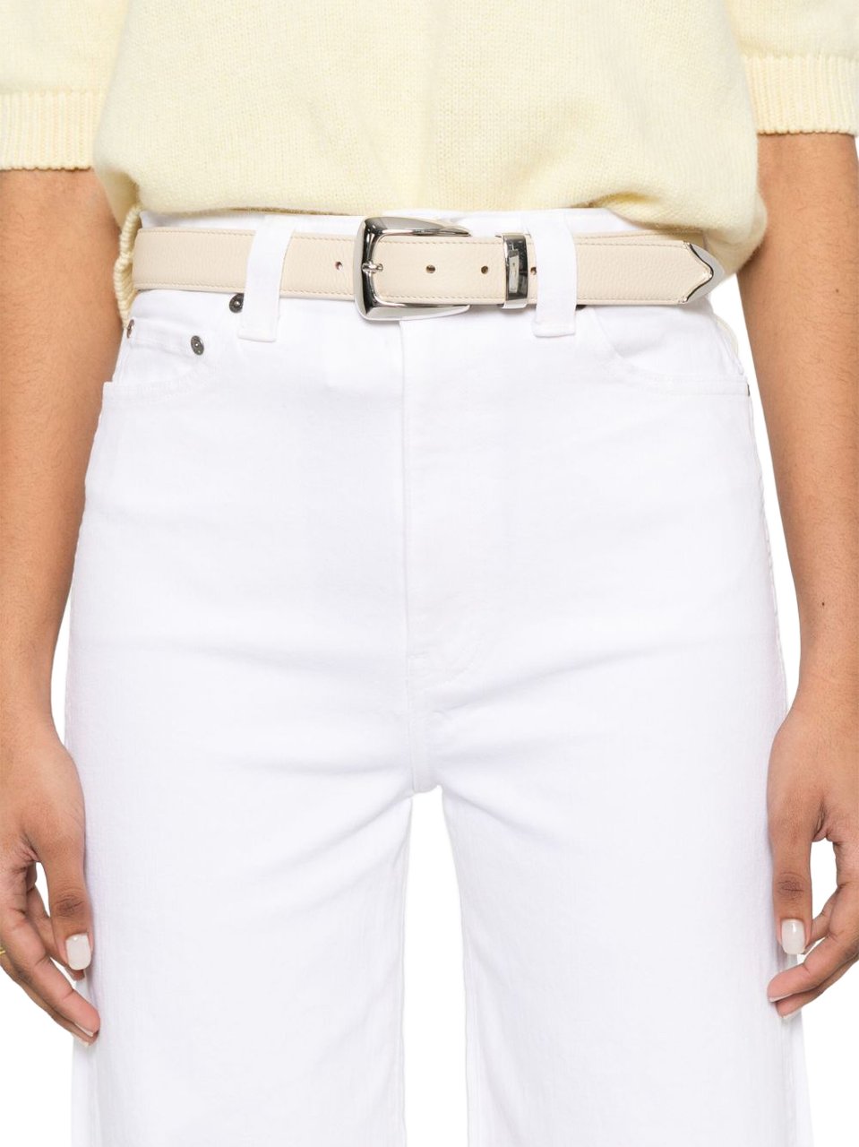 Khaite Jeans White Wit