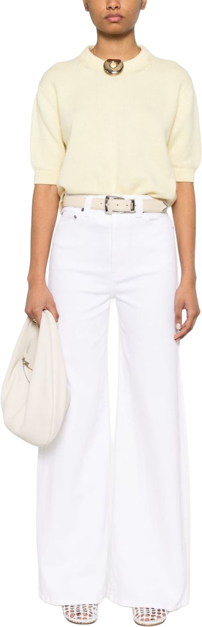 Khaite Jeans White Wit