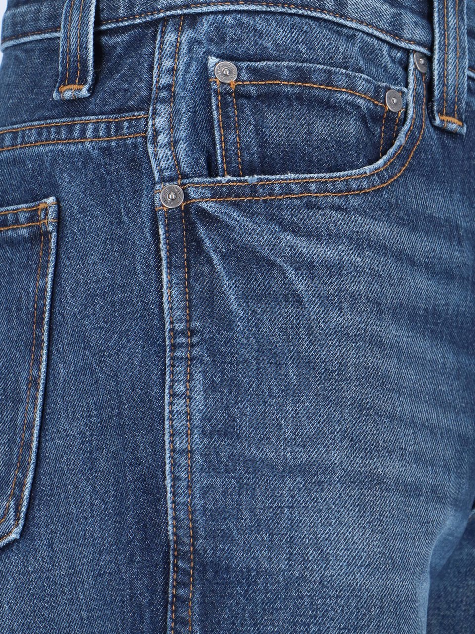 Khaite 'Farley' 'Lykens' Blue Cotton Jeans Blauw