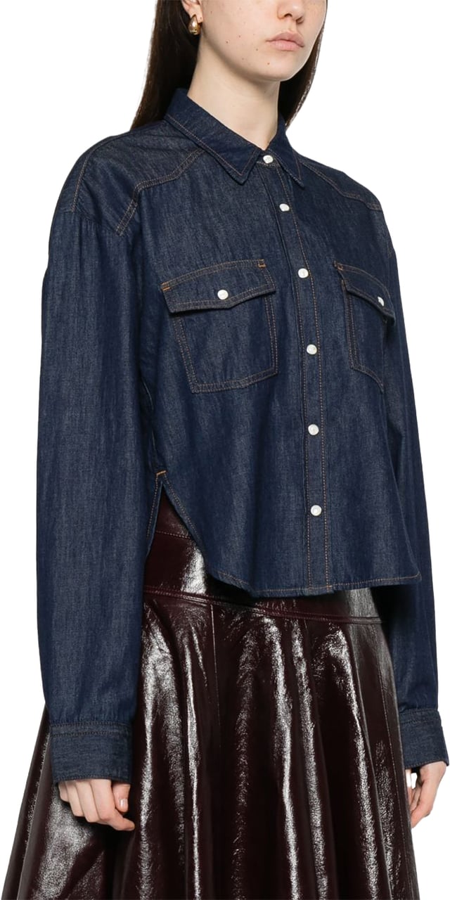 Khaite Shirts Blue Blauw