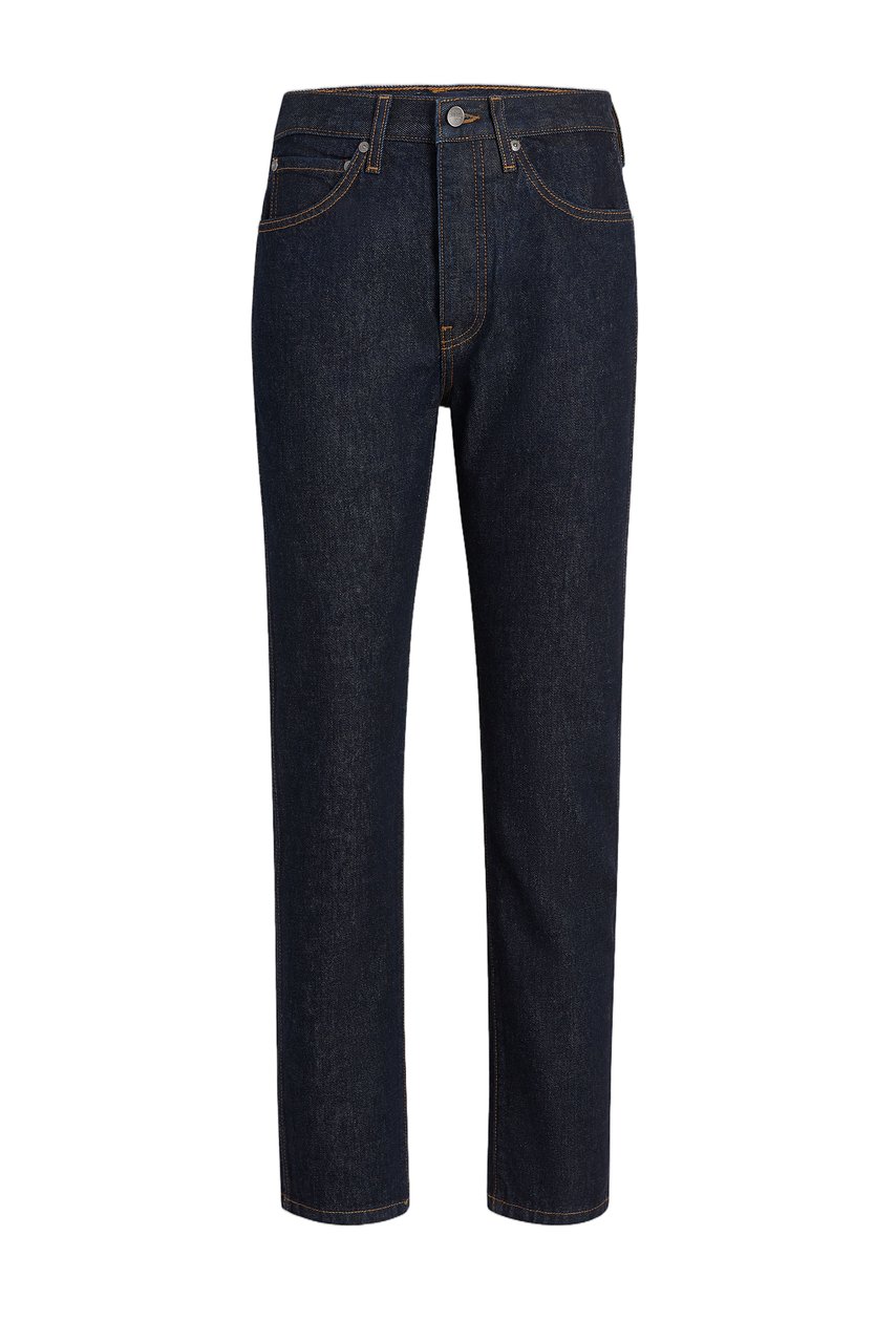 Khaite Finley Mid-Rise Slim Jeans Blauw