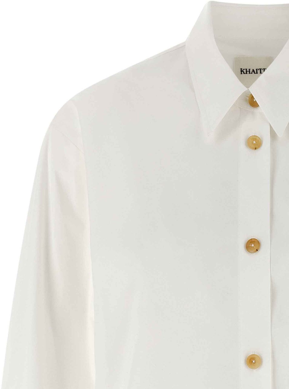 Khaite White Cotton Blouse Wit