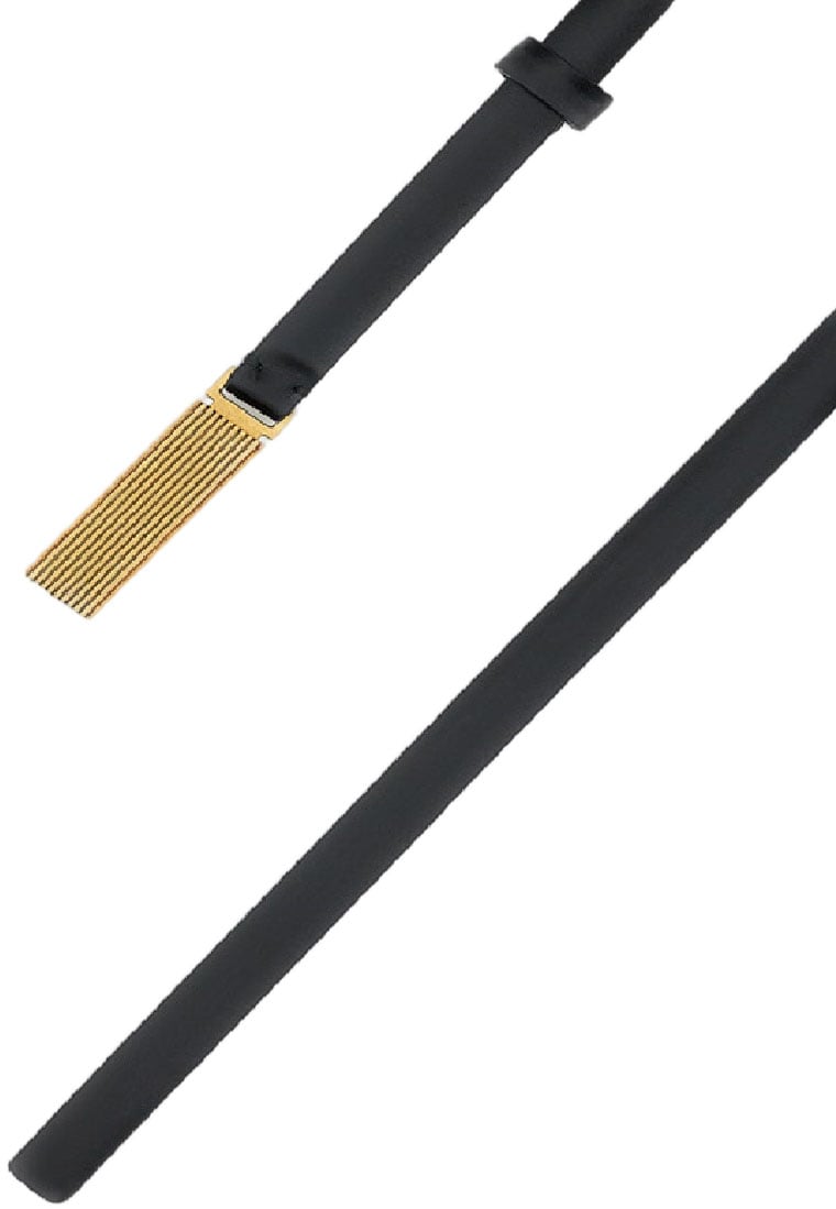 Khaite Empire Calf Leather Belt Zwart