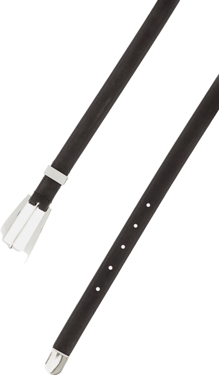 Khaite Lucca Leather Belt Bruin