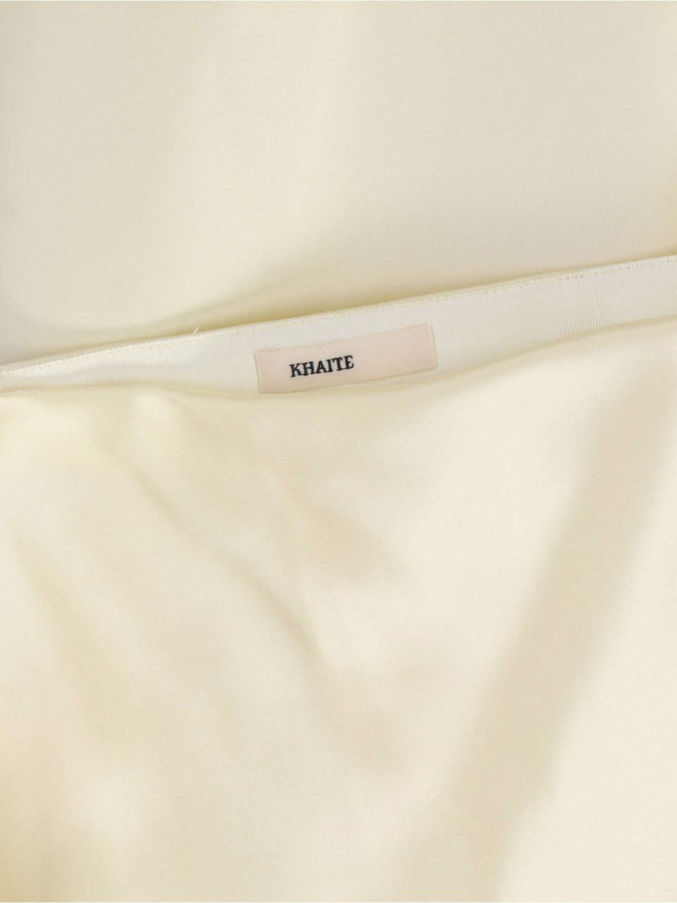 Khaite "Demi" Midi Skirt – Yellow Neutraal