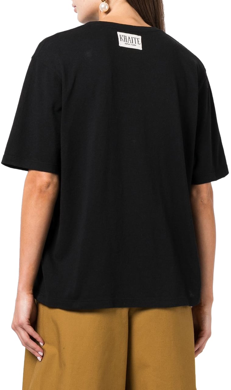 Khaite T-Shirts And Polos Black Zwart