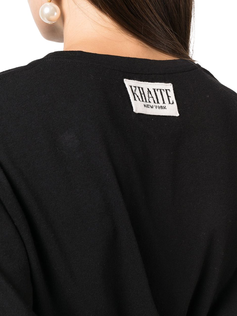 Khaite T-Shirts And Polos Black Zwart