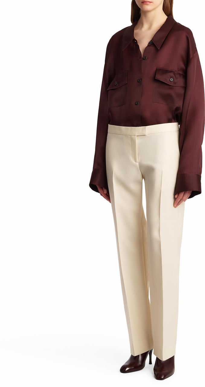 Khaite Shirts Bordeaux Rood